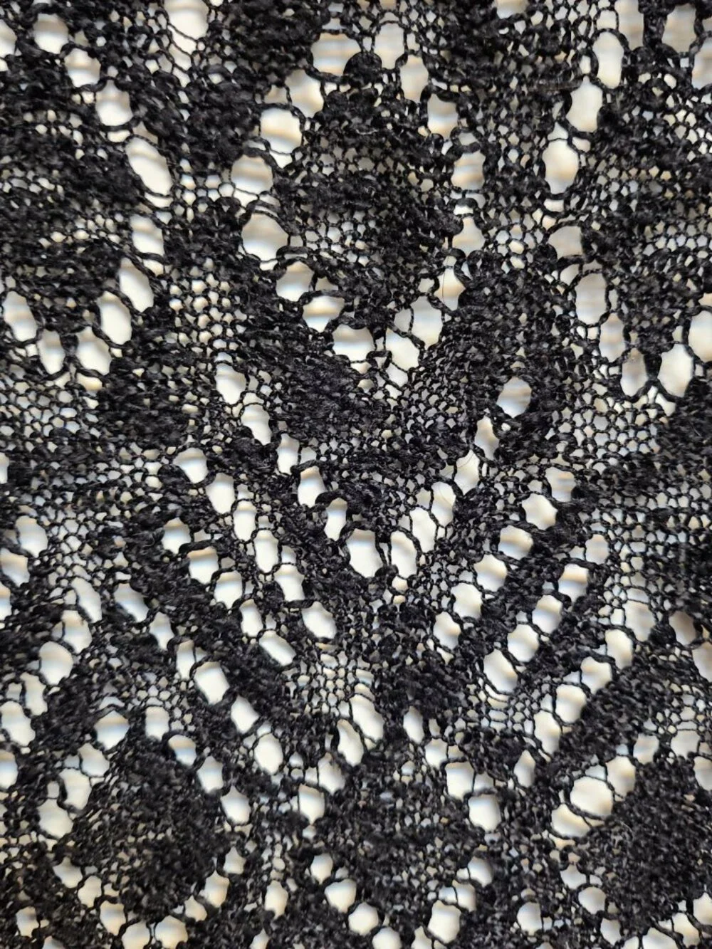 The Children's Place Black Crochet Duster Cardigan Size XXL-16